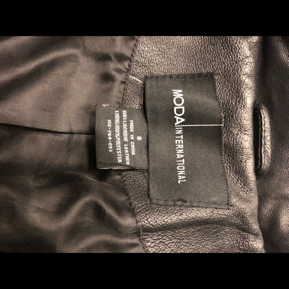 Moda International leather jacket - Picture 7 of 8